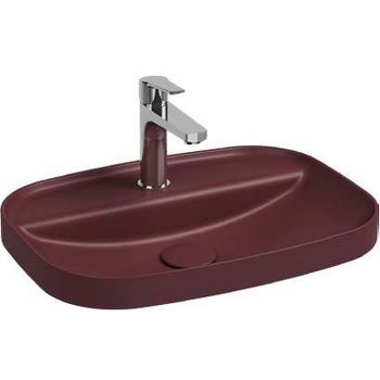 Раковина Allen Brau Fantasy Sphere 55 4.11034.BD Бордо — фото 1, Раковины встраиваемые сверху