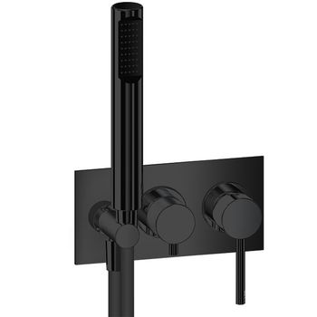 Смеситель для душа Webert Elio EL860512560 Черный матовый — фото 1, Смеситель для душа