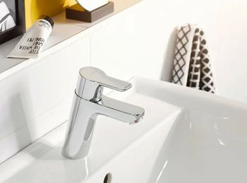 Смеситель для раковины Kludi Pure Easy 372750565 Хром — фото 2, Смесители для раковины