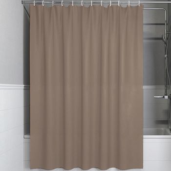 Штора для ванны Iddis Base 240x200 BL03P24i11 Коричневая — фото 1, Шторы для ванной