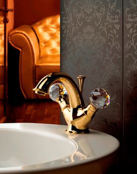 Смеситель для раковины Webert Karenina KA700102010 Золото — фото 2, Смесители для раковины