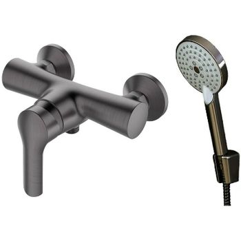 Смеситель для душа Orange Tony M54-320gr Графит — фото 1, Смеситель для душа