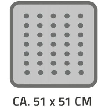 Коврик для душа Ridder Promo 51x51 167907 Серый — фото 4, Коврики для ванной комнаты