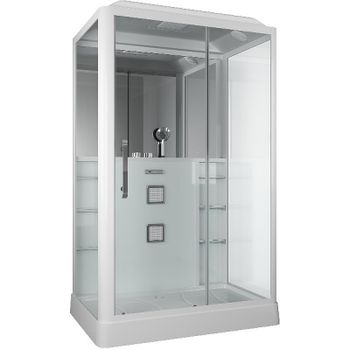Душевая кабина Grossman 135x90 GR128L с гидромассажем — фото 1, Душевые кабины