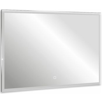 Зеркало Abber See 80 AG6108SL-0.8 с подсветкой Серебро с сенсорным выключателем и диммером — фото 1, Зеркала в ванную комнату