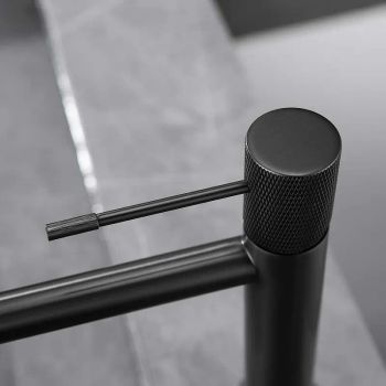 Смеситель для раковины Vincea Desire VBF-1D1MB Черный матовый — фото 7, Смесители для раковины