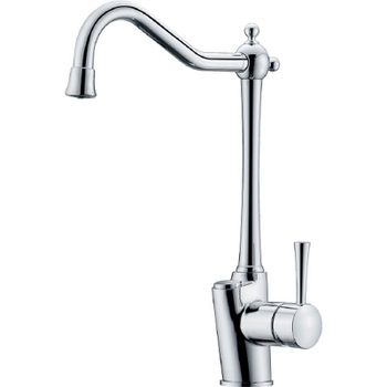 Смеситель для кухни ZorG Sanitary ZR 353 YF Хром — фото 1, Смесители для кухни