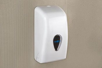 Диспенсер для бумажных полотенец Nofer 05118.W Белый — фото 2, Диспенсеры бумажных полотенец