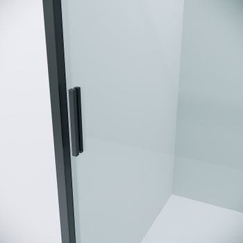 Душевая дверь Grossman Style 100 100.K33.05.100.21.00 профиль Черный матовый стекло прозрачное — фото 5, Раздвижные душевые двери