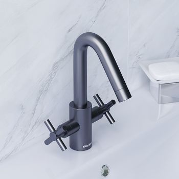 Смеситель для раковины Damixa RedBlu Neo Classic 270210000 Графит — фото 2, Смесители для раковины