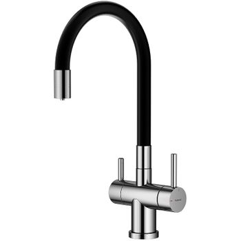 Смеситель для кухни Splenka S70.64.05 Сатин Черный — фото 1, Смесители для кухни