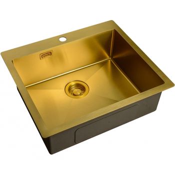 Кухонная мойка ZorG Light Bronze ZL R 590510 BRONZE Бронза — фото 1, Кухонные мойки