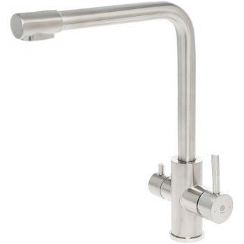 Смеситель для кухни Orange Steel M99-008ni Никель — фото 1, Смесители для кухни