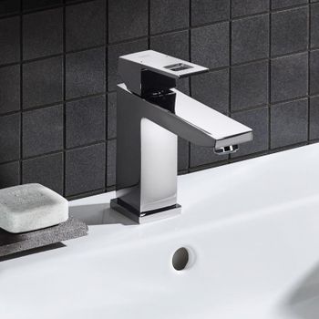 Товар: Смеситель для раковины Grohe Eurocube 23446000 Хром - фото 2 Смеситель для раковины Grohe Eurocube 23446000 Хром — фото 2, Смесители для раковины