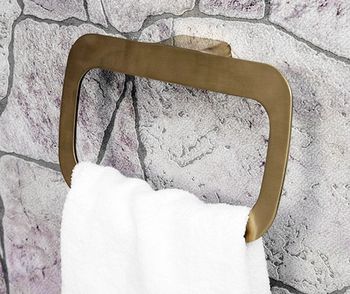 Кольцо для полотенец WasserKRAFT Aisch K-5960 Золото матовое — фото 2, Полотенцедержатели