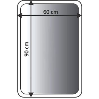 Коврик для ванной комнаты Ridder Fresh 60x90 7021410 Черный — фото 5, Коврики для ванной комнаты