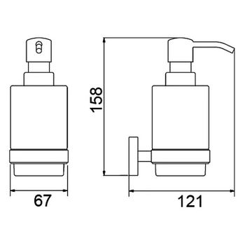 Дозатор для жидкого мыла Timo Saona 13039/17 Золото матовое — фото 2, Дозаторы