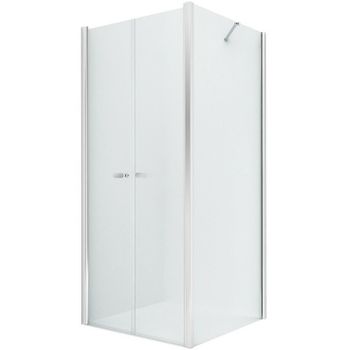 Душевой уголок New Trendy New Soleo Chrome 90x90 D-0145A/D-0092B профиль Хром стекло прозрачное — фото 1, Квадратные душевые уголки