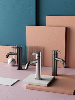 Смеситель для раковины Splenka S221.10.09 Графит матовый — фото 2, Смесители для раковины