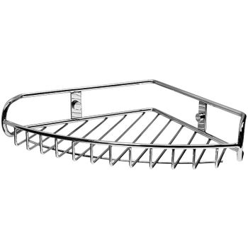 Полка корзина WasserKRAFT K-1211 угловая Хром — фото 1, Полки для ванной и душа