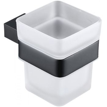 Стакан для зубных щеток Allen Brau Infinity 6.21002-31 Черный матовый — фото 1, Стаканы для зубных щеток