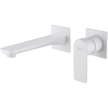 Смеситель для раковины Abber Weiss Insel AF8082FW Белый матовый — фото 1, Смесители для раковины