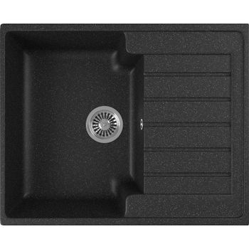 Кухонная мойка Domaci Бьелла DMC-13S GWS-13S-308 Черная — фото 1, Кухонные мойки