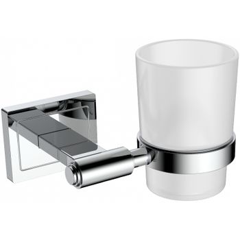 Стакан для зубных щеток CeramaLux Gamma 12302 Хром — фото 1, Стаканы для зубных щеток