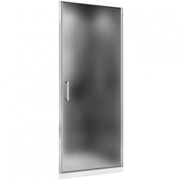 Душевая дверь Abber Sonnenstrand 100 AG04100M профиль Хром стекло матовое — фото 1, Распашные душевые двери