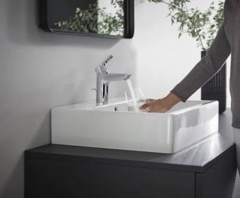 Смеситель для раковины Hansgrohe Logis 71100000 Хром — фото 19, Смесители для раковины