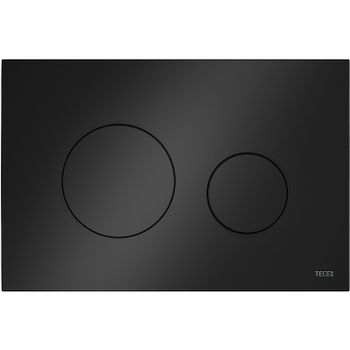 Клавиша смыва Tece Loop 2.0 9240924 для унитаза Черная глянцевая — фото 1, Кнопки смыва