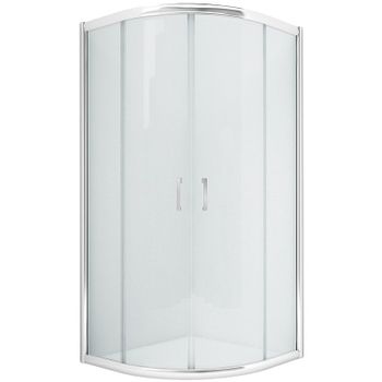 Душевой уголок New Trendy New Varia Chrome 90х90 K-0497 профиль Хром стекло прозрачное — фото 1, Душевые уголки четверть круга