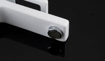 Смеситель для раковины Gappo G17-8 G1017 Белый — фото 5, Смесители для раковины