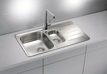 Кухонная мойка Alveus Line Maxim 70 SAT-90 790x500 1089614 Сатинированная сталь — фото 2, Кухонные мойки