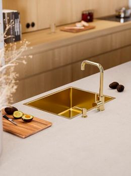 Кухонная мойка Alveus Kombino 50 Monarch Bronze SAT-90 540x440x195 F/S 1121283 Бронза — фото 6, Кухонные мойки