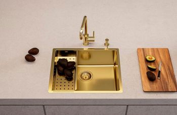 Кухонная мойка Alveus Kombino 50 Monarch Bronze SAT-90 540x440x195 F/S 1121283 Бронза — фото 4, Кухонные мойки