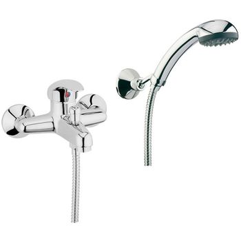 Смеситель для ванны Webert Sax SX850101015 Хром — фото 1, Смеситель для ванны