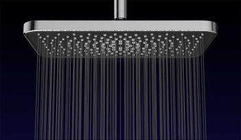 Душевая система Vincea Inspire VSFW-321MT1GM с термостатом Вороненая сталь — фото 7, Встраиваемые душевые комплекты
