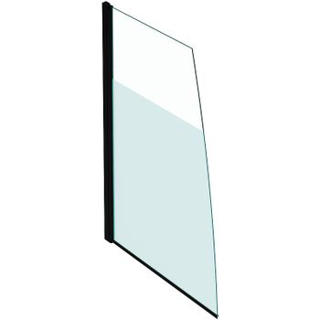Шторка на ванну Jacob Delafon Serenity 90x145 E4933-BL профиль Черный матовый стекло матовое — фото 1, Шторки для ванной распашные
