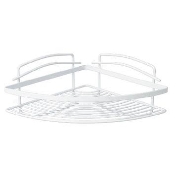 Полка корзина Fixsen FX-850W-1 угловая Белая — фото 1, Полки для ванной и душа