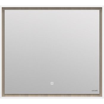 Зеркало Cersanit Louna 80 SP-LU-LOU80-Os с подсветкой Белое с сенсорным выключателем — фото 1, Зеркала в ванную комнату