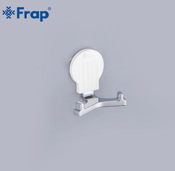 Двойной крючок Frap F33 F3305-2 Хром — фото 6, Крючки для полотенец