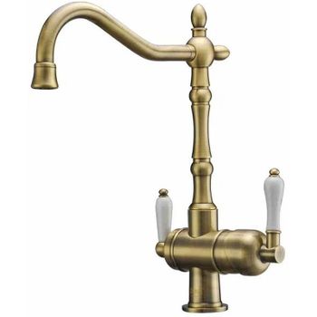 Смеситель для кухни ZorG Clean Water ZR 326 YF BR Бронза — фото 1, Смесители для кухни