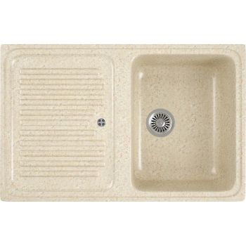 Кухонная мойка Domaci Бьелла DMC-78 GWS-78-328 Бежевая — фото 1, Кухонные мойки