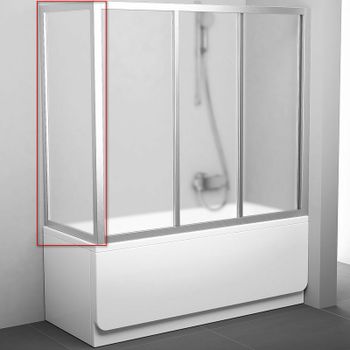 Товар: Боковая стенка для шторки на ванну Ravak Supernova APSV 75 95030U02ZG профиль Сатин стекло Grape - фото 1 Боковая стенка для шторки на ванну Ravak Supernova APSV 75 95030U02ZG профиль Сатин стекло Grape — фото 1, Боковые стенки