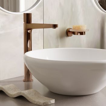 Смеситель для раковины WasserKRAFT Paar 8803H Розовое золото — фото 2, Смесители для раковины