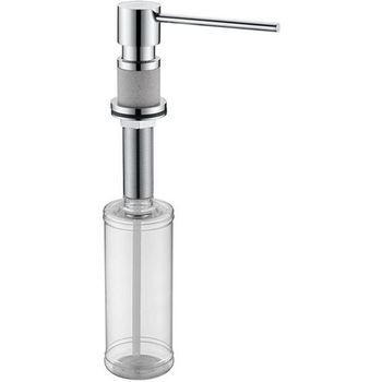 Дозатор для моющего средства Paulmark Kraft D003-328 Хром Бежевый — фото 1, Дозаторы для кухонных моек