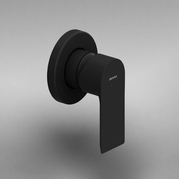 Смеситель для душа Damixa Apollo 477500300 Черный матовый — фото 3, Смеситель для душа