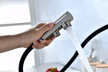 Смеситель для кухни Paulmark Serpentine Se213222-NI Никель — фото 14, Смесители для кухни