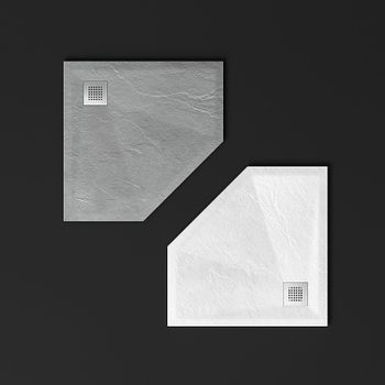 Душевой поддон из искусственного камня Vincea 90x90 VST-4SP9090W Белый матовый — фото 5, Душевые поддоны из искусственного камня